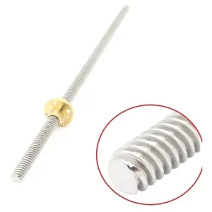 Tornillo CNC / 3D / 300mm + Tuerca con Camisa 8mm