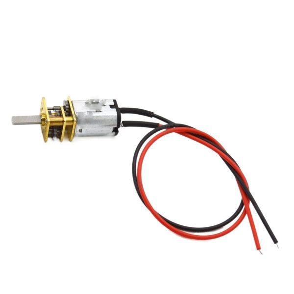 Motorreductor para Robótica N20 con Cable 300RPM, 5A